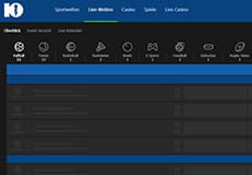 Vorschaubild Live Wetten 10Bet