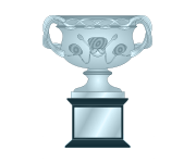 Die Trophäe für den Sieger der Australian Open.