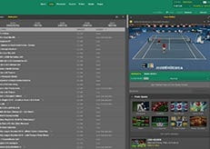 Auch die Live Wetten und alle Live Streams hat man bei Bet365 Sportwetten auf einem Blick