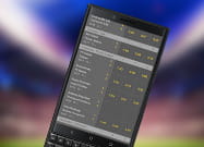 Eine Blackberry Sportwetten App.