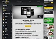 Webseite mit allen wichtigen Informationen zur CASHPOINT Handy Applikation