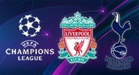Die Logos der Finalteilnehmer der Champions League 2019.