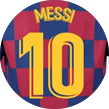 Das Trikot von Lionel Messi.
