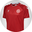 Das Trikot von Dänemark.