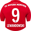 Das Trikot von Robert Lewandowski.