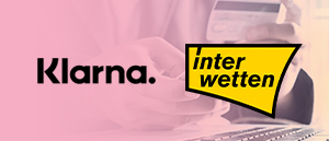 Die Logos von Klarna und Interwetten.