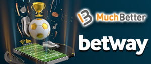 Die Logos von MuchBetter und Betway.