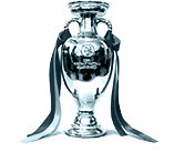 Der Pokal für den Gewinner der Europameisterschaft.