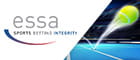 Ein springender Tennisball und das Logo der ESSA.