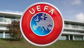Der Europa League Hauptsitz in Nyon.