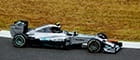 Der Formel 1 Mercedes von Nico Rossberg.