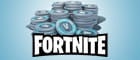 Geld und das Fortnite Logo.