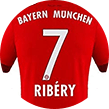 Trikot von Franck Ribéry.