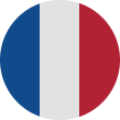 Die Flagge von Frankreich.