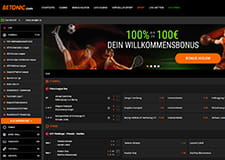 Ein Blick auf die Homepage von Betonic.