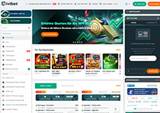 Die Homepage von Ivibet.