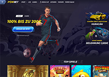 Ein Blick auf die Homepage von Powbet.