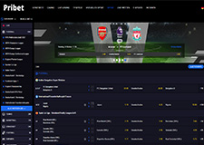 Ein Blick auf die Homepage von Pribet .