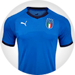 Das Trikot von Italien.