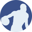 Die Silhouette von Kawhi Leonard.