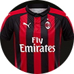 Trikot des AC Mailand. 