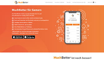 Die Seite von MuchBetter mit den Vorteilen der Bezahlmethode im Überblick.