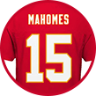 Das Trikot von Patrick Mahomes.