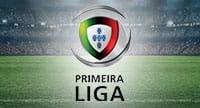 Das Logo der Primeira Liga und im Hintergrund ein Stadion.