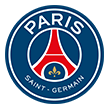 Das Logo von Paris Saint-Germain. 