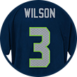 Das Trikot von Russell Wilson.