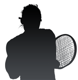 Die Silhouette von Samantha Stosur.