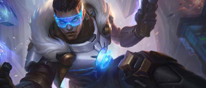 Die Figur Skin aus LoL.