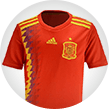 Das Trikot von Spanien.