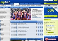 Das übersichtliche Angebot des Sportwetten-Bereichs