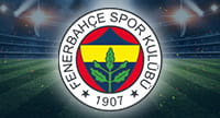 Das Logo von Fenerbahce Istanbul und im Hintergrund ein Stadion.