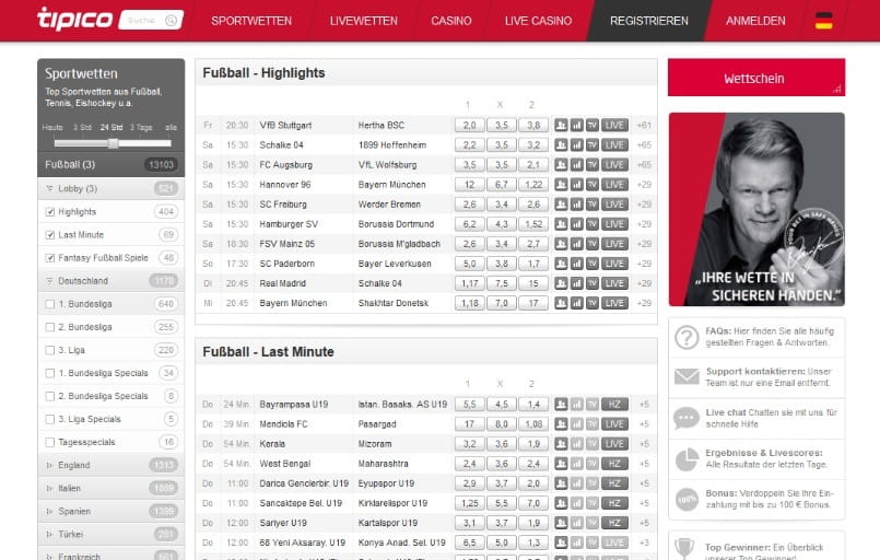 Die 10 besten Online Wettanbieter 2019 im Vergleich