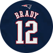 Das Trikot von Tom Brady.