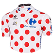 Das Gepunktete Trikot für den besten Bergfahrer der Tour de France.