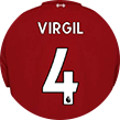 Trikot von Virgil van Dijk.