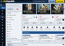 Ein Ausschnitt aus dem Sportwetten Angebot von BetRepublic.