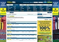 William Hill Vorschau Live Wetten