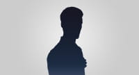 Die Silhouette von Novak Djokovic.