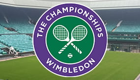 Die Tennis Anlage in Wimbledon.