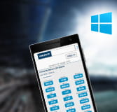 Ein Smartphone mit einer Windows Phone Sportwetten App.