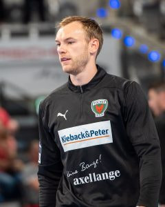 Aufnahme von Welthandballer Mathias Gidsel.