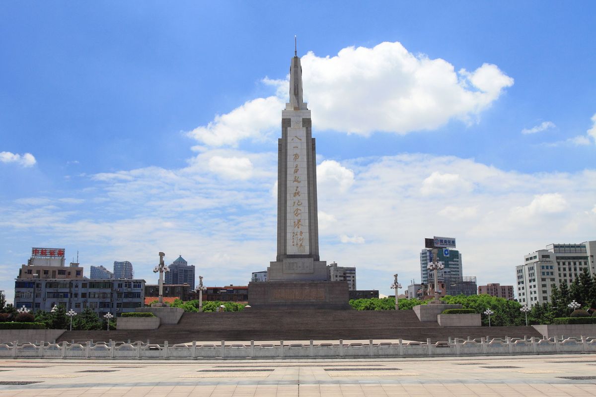 Aufnahme aus Nanchang City, der größten Stadt in der Provinz Jiangxi.