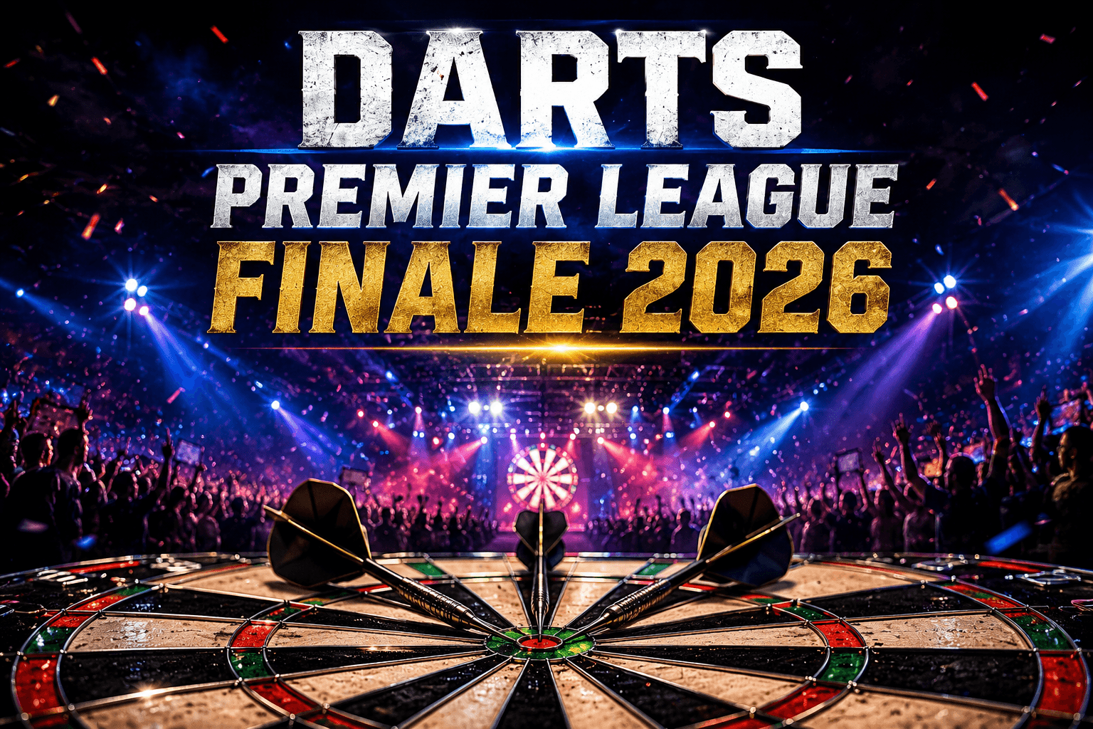 Poster zum Finale der Darts Premier League 2026.