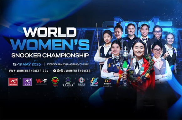 Ein Plakat zur World Women's Snooker Championship 2026.