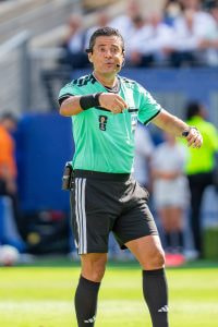 Aufnahme von Alireza Faghani. Der mutmaßliche Schiedsrichter des WM-Finales.