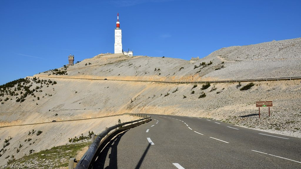Aufnahme des Mont Ventoux in der französischen Provence.